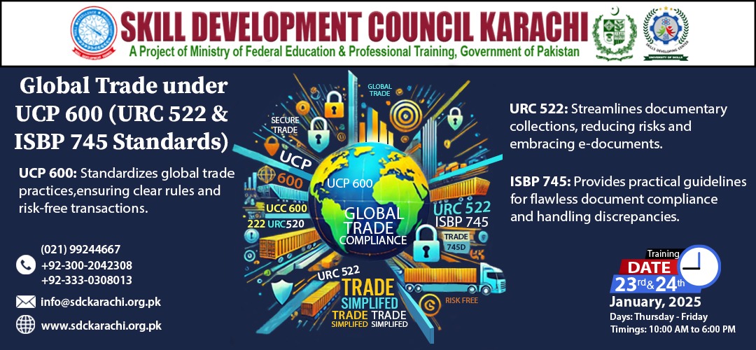 workshop banner of Global Trade under UCP 600 (URC 522 & ISBP 745 Standards)