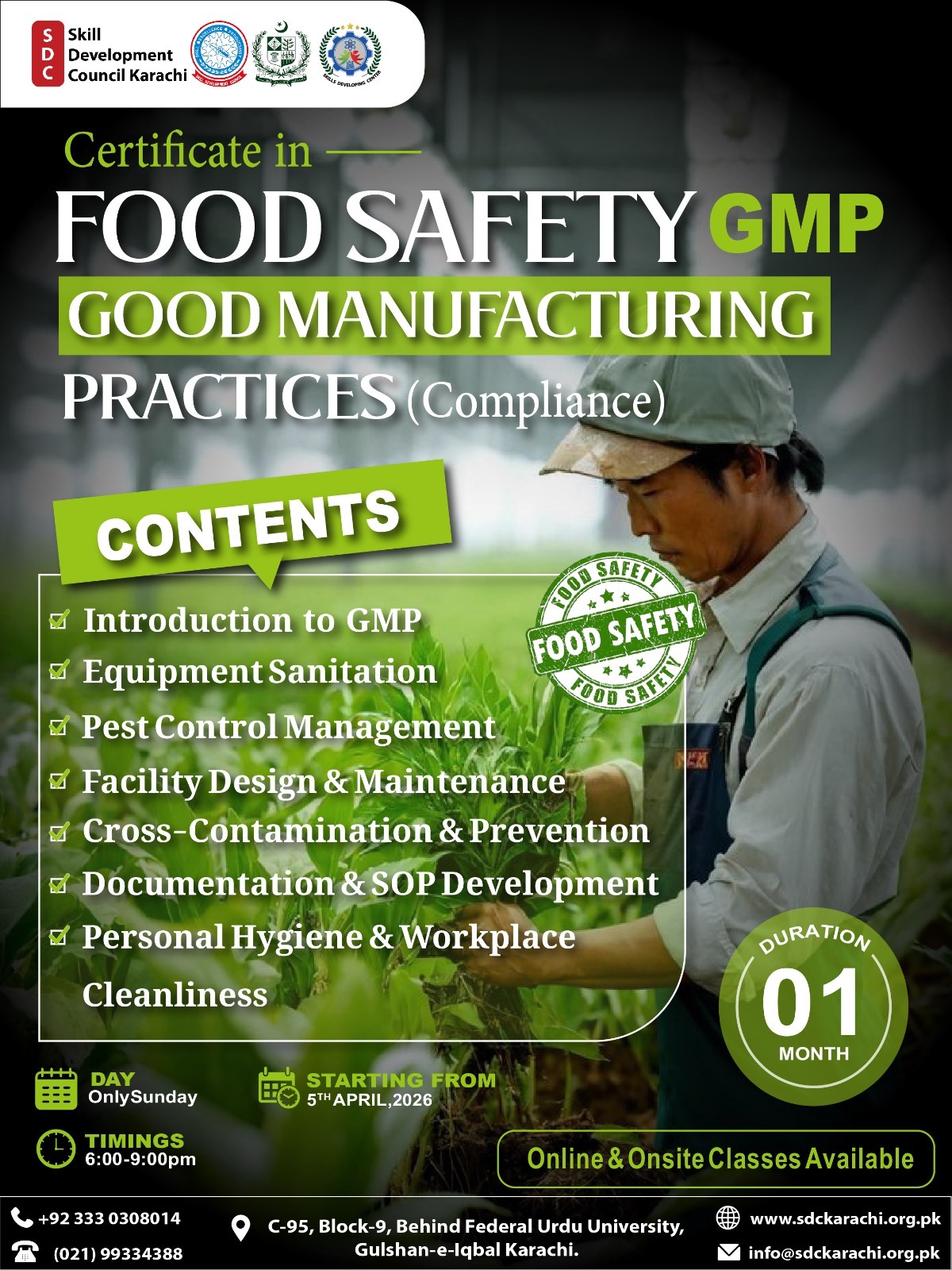 Food Safety GMP