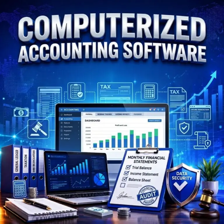 certificate in computerized accounting software by skill developing center karachi