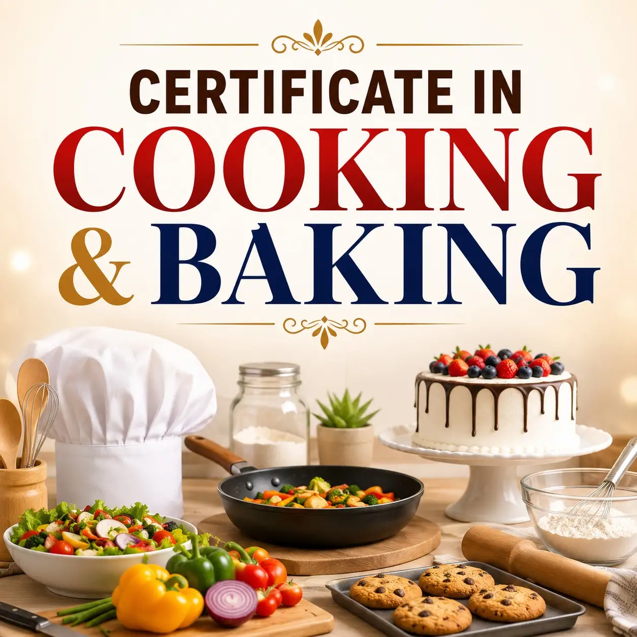 certificate in cooking and baking by skill developing center karachi