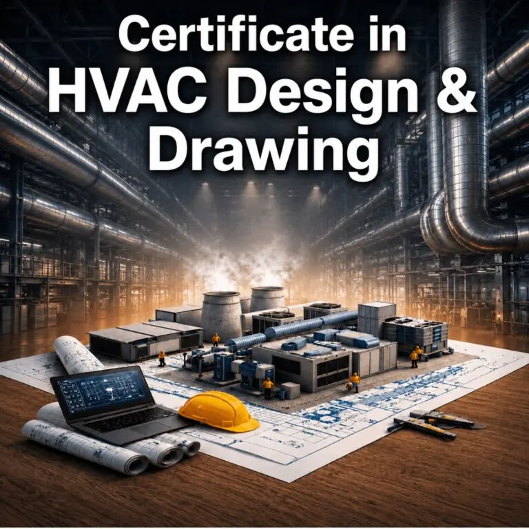 certificate in hvac design and drawing by skill developing center karachi