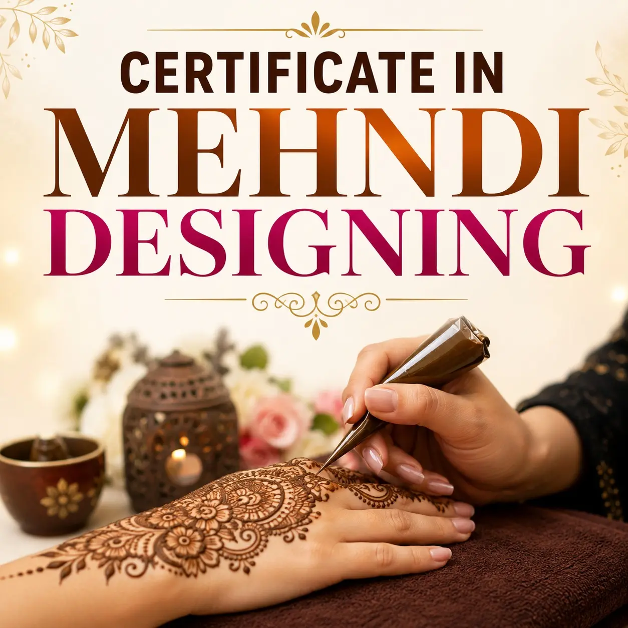 certificate in mehndi designing by skill developing center karachi