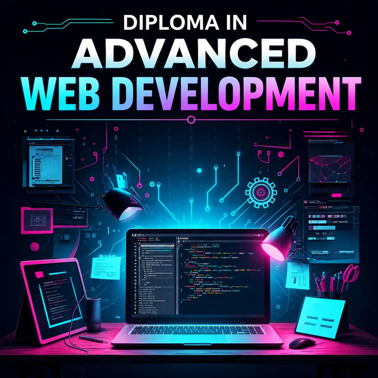 diploma in advanced web development by skill developing center karachi