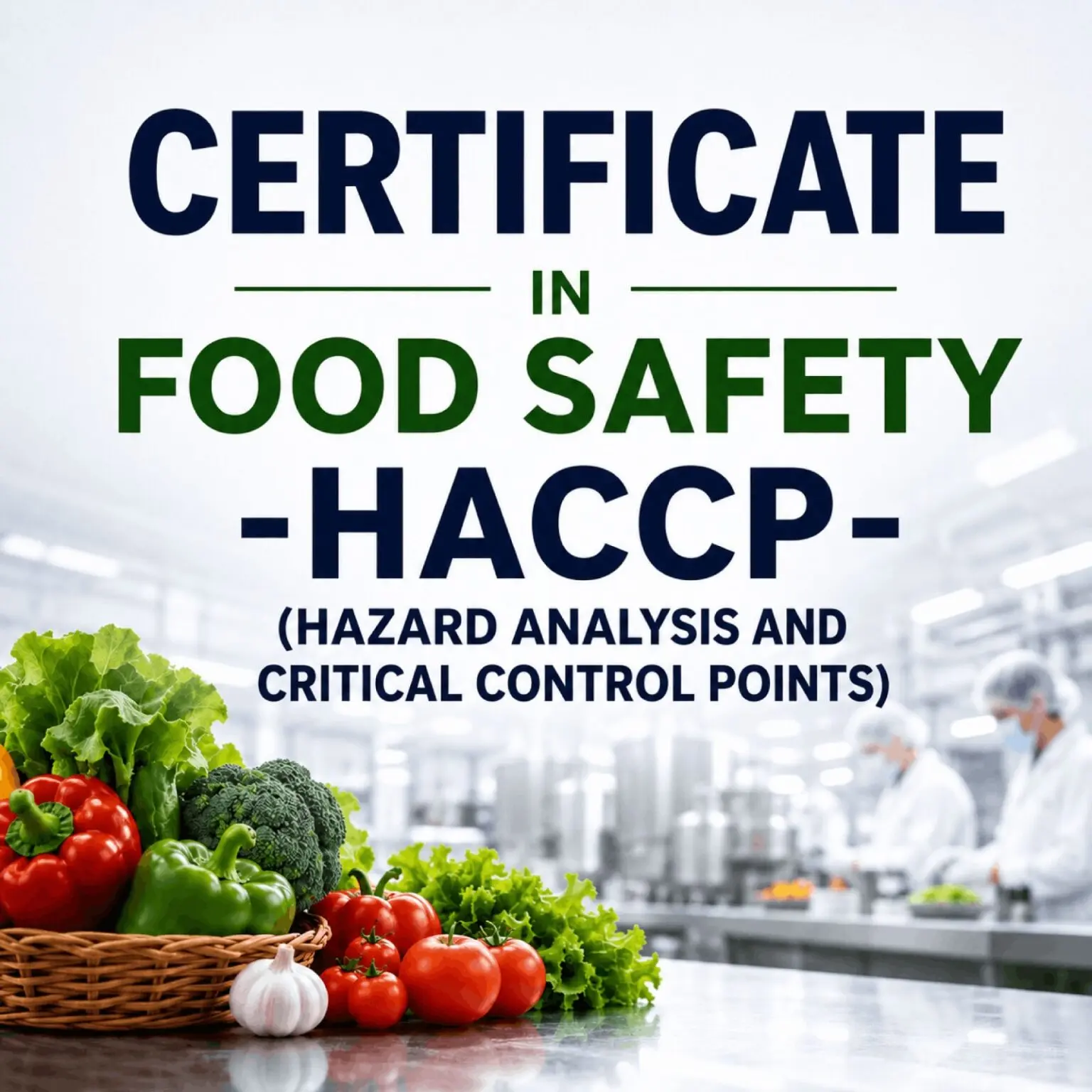 Certificate in Food Safety – HACCP (Hazard Analysis and Critical Control Points)