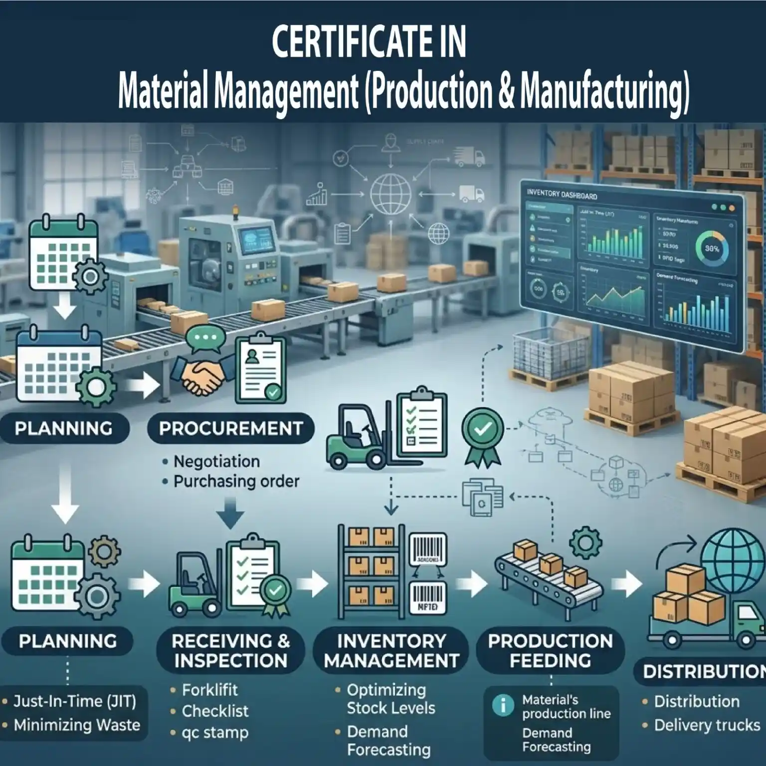 Certificate in Material Management (Production and Manufacturing)